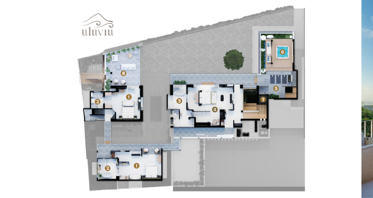 Uluviu Villa Floor Plan Level 2